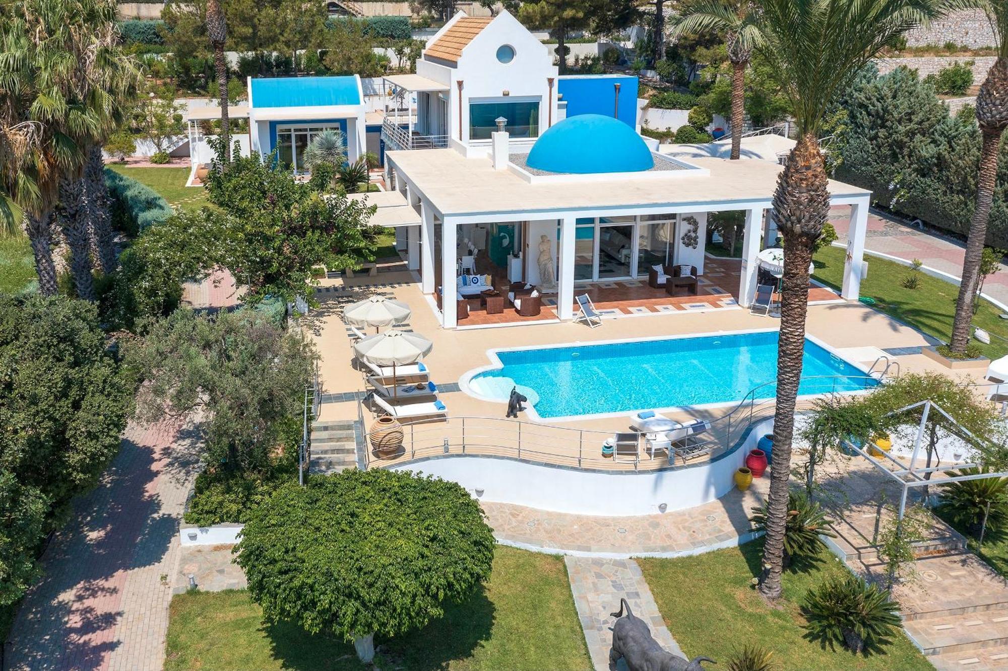 Grande Dame Villa Of Rhodes Асгуру Экстерьер фото
